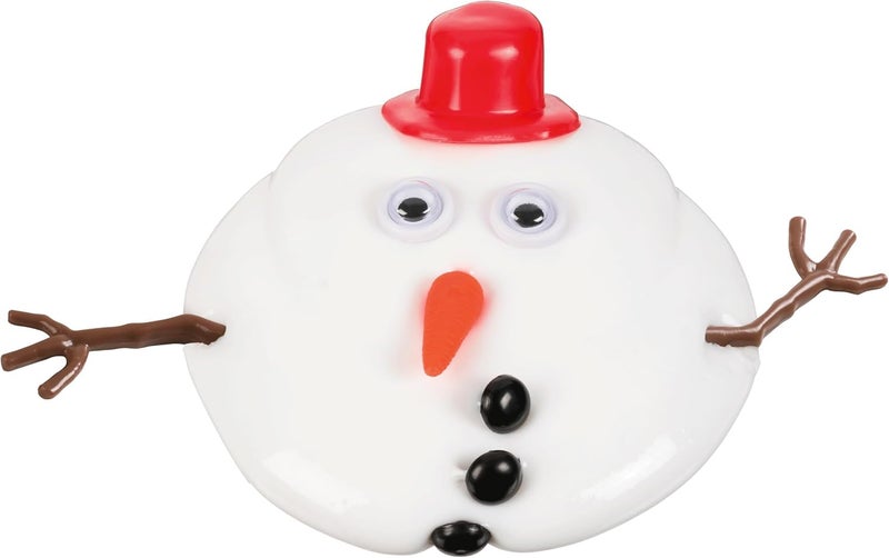 Toysmith Melting Snowman â€“ Reusable Putty Slime Kit with Snowman Accessories â€“ Build, Melt & Rebuild Fun â€“ Desk Toy & Holiday Gift for Kids â€“ Christmas Stocking Stuffer â€“ Ages 5+ - Image 3